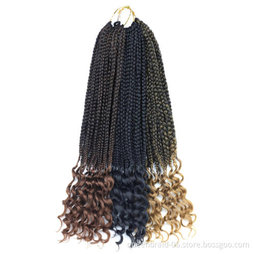 Smartbraid Goddess Box Braids Box Braid Lace Front Wigs Jumbo Braiding Hair